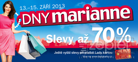 Dny Marianne = sleva 25 % na všechny výrobky Zepter!